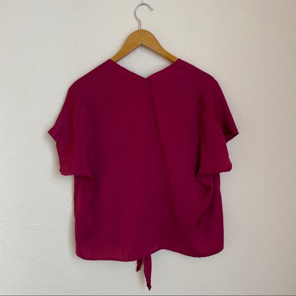 LUCKY BRAND Tie Front Blouse - Picture 5 of 9